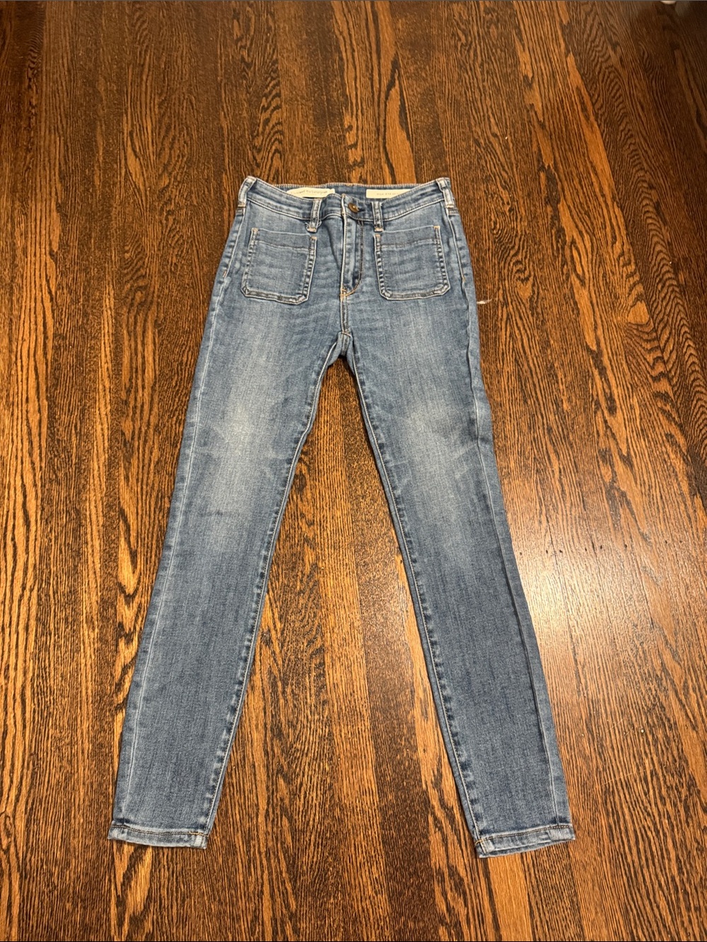 Anthropologie Pilcro High Rise Skinny Jeans